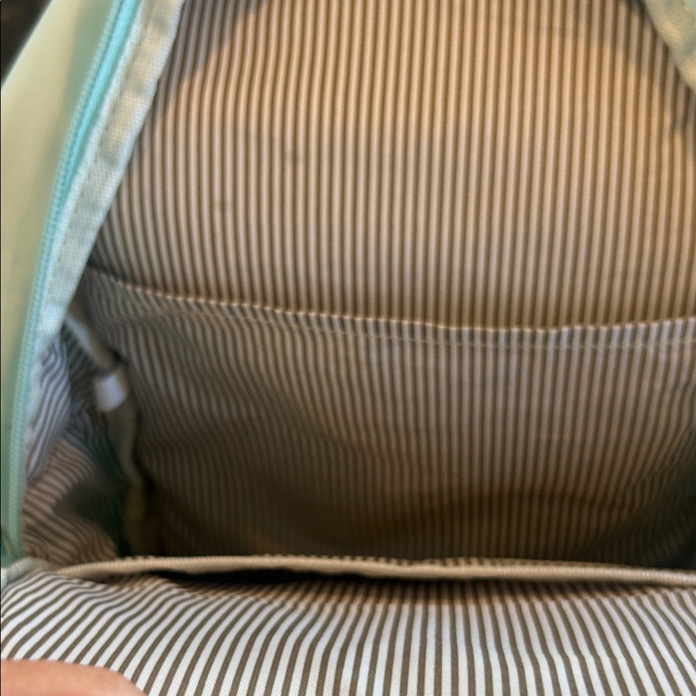 Light Blue and White Backpack - Picture 3 of 6